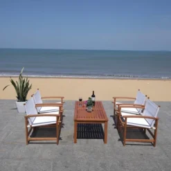 Mardin 4pc Living Set - Natural/Beige - Safavieh -Sunnydaze Decor Store GUEST f1315fe3 b22b 4bc6 a468 d2253987accc