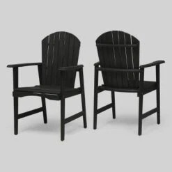 2pk Malibu Acacia Wood Patio Adirondack Dining Chairs - Christopher Knight Home -Sunnydaze Decor Store GUEST f15d5fd3 3217 44fa bf8c 7cc23db111df