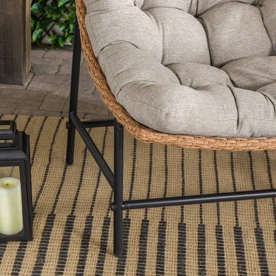 2pk Papasan Scoop Outdoor Patio Chair - Natural - Saracina Home 12 2pk Papasan Scoop Outdoor Patio Chair - Natural - Saracina Home - Image 10