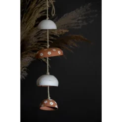 White Floral And Natural Terracotta Hanging Chime - Foreside Home & Garden 9 White Floral And Natural Terracotta Hanging Chime - Foreside Home & Garden -Sunnydaze Decor Store GUEST f1fabe5d 9f34 4f57 a447 ddaa1a5ef94b