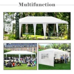 Costway 10'x20' Canopy Tent Heavy Duty Wedding Party Tent 4 Sidewalls W/Carry Bag -Sunnydaze Decor Store GUEST f311a52f 4605 4105 9f10 f629b78e768f