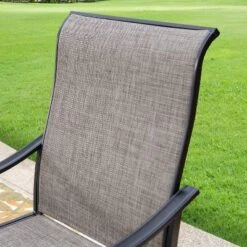 7pc Outdoor Dining Set With Steel Rectangle Table With Umbrella Hole & Swivel Chairs - Captiva Designs 15 7pc Outdoor Dining Set With Steel Rectangle Table With Umbrella Hole & Swivel Chairs - Captiva Designs -Sunnydaze Decor Store GUEST f36d218a 036e 4c41 9abc 580470ce97e0