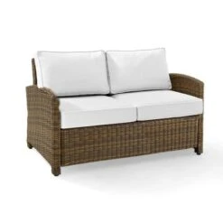 Bradenton Outdoor Wicker Loveseat - Crosley -Sunnydaze Decor Store GUEST f3971cca f398 4513 896e a669eb96e7fd