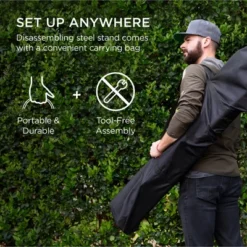 Best Choice Products Outdoor Adjustable Steel Hammock Stand For 9-14ft Hammocks W/ Hooks, Carrying Bag, 450lb Capacity 12 Best Choice Products Outdoor Adjustable Steel Hammock Stand For 9-14ft Hammocks W/ Hooks, Carrying Bag, 450lb Capacity -Sunnydaze Decor Store GUEST f3fa48e2 25ee 4df0 bcd4 03b4f31c3750