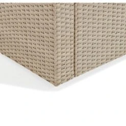 Canaan 4pc All Weather Wicker Outdoor Seating Set Cream - Alaterre Furniture -Sunnydaze Decor Store GUEST f462b24d 3339 4962 8540 c5935d604a17