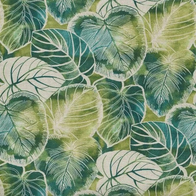 Key Cove Floral 2pc Outdoor Seat Cushion Set Green - Pillow Perfect 4 Key Cove Floral 2pc Outdoor Seat Cushion Set Green - Pillow Perfect - Image 2