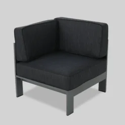 Cape Coral 5pc Aluminum Sofa Set With Cushions - Dark Gray - Christopher Knight Home 12 Cape Coral 5pc Aluminum Sofa Set With Cushions - Dark Gray - Christopher Knight Home -Sunnydaze Decor Store GUEST f6653ba6 8cfa 4e6e 93aa 76c583df4a5d