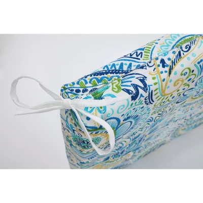 Gilford Outdoor Bench Cushion - Pillow Perfect 4 Gilford Outdoor Bench Cushion - Pillow Perfect - Image 2