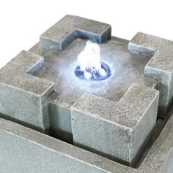 Sunnydaze Decor Sunnydaze Indoor Home Office Decorative Square Dynasty Bubbling Tabletop Water Fountain Feature - 7" -Sunnydaze Decor Store GUEST f6da6e85 eb94 45d3 94f7 a41b730433f6