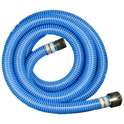 Apache 98106503 2-inch PVC XtremeFlex Flexible Sump Pump Pool Suction Discharge Hose With Polypropylene Cam Lock/Pipe Thread And King Nipple, Blue 3 Apache 98106503 2-inch PVC XtremeFlex Flexible Sump Pump Pool Suction Discharge Hose With Polypropylene Cam Lock/Pipe Thread And King Nipple, Blue