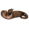 Design Toscano Lazy Otter With Fish Cast Bronze Garden Statue -Sunnydaze Decor Store GUEST f7d019a8 962d 4423 bdb9 f35c1be62e21