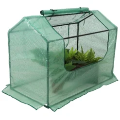 Sunnydaze Decor Sunnydaze Mini Greenhouse With 2 Zippered Side Doors - Green 18 Sunnydaze Decor Sunnydaze Mini Greenhouse With 2 Zippered Side Doors - Green -Sunnydaze Decor Store GUEST fa8315fb 7c1c 411d b8b3 776e3cafdcba