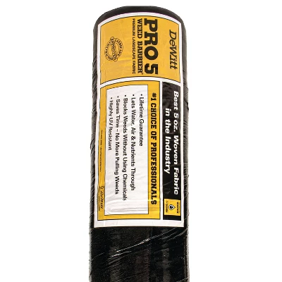 DeWitt Weed Barrier Pro 5 Ounce Landscape Ground Cover Fabric, 12 X 250 Ft 5 DeWitt Weed Barrier Pro 5 Ounce Landscape Ground Cover Fabric, 12 X 250 Ft - Image 3