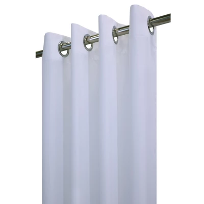 Commonwealth Seascapes Light Filtering Satiny Look And Feel Provide Privacy Grommet Outdoor Panel Pair White 4 Commonwealth Seascapes Light Filtering Satiny Look And Feel Provide Privacy Grommet Outdoor Panel Pair White - Image 2