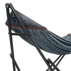 Tranquillo Universal 116 Inch Double Hammock Swing With Adjustable Powder-Coated Steel Stand And Carry Bag For Indoor Or Outdoor Use, Gray 9 Tranquillo Universal 116 Inch Double Hammock Swing With Adjustable Powder-Coated Steel Stand And Carry Bag For Indoor Or Outdoor Use, Gray -Sunnydaze Decor Store GUEST fb09a373 8a6d 4c52 991c 4082c2d3f029