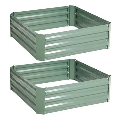 Aoodor Outdoor Raised Garden Bed Galvanized Steel Planter Box 10 Aoodor Outdoor Raised Garden Bed Galvanized Steel Planter Box - Image 8