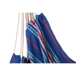 Boho Breeze Swinging Bungalow Hammock Chair - Indigo Stripe - Blue Wave -Sunnydaze Decor Store GUEST fc5916db 115b 4102 9680 22dbcfaf9178