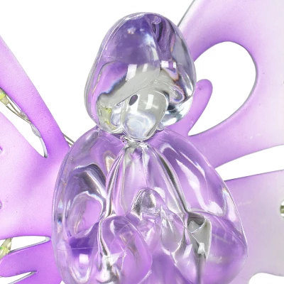 39.25" Metal Angel Solar Stake Purple - Exhart 7 39.25" Metal Angel Solar Stake Purple - Exhart - Image 5