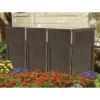44" Resin Wicker Screen Enclosure Java Brown - Suncast -Sunnydaze Decor Store GUEST fd417e74 5dcd 4a3f ad6d 5a55812fb18d