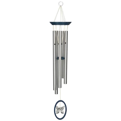 Woodstock Wind Chimes Signature Collection, Wind Fantasy Chime, 24'' Silver Wind Chime 14 Woodstock Wind Chimes Signature Collection, Wind Fantasy Chime, 24'' Silver Wind Chime - Image 12