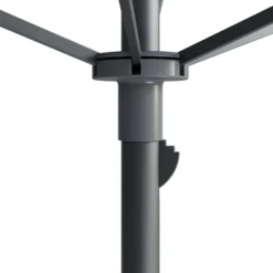 7.5' X 7.5' UV And Wind Resistant Beach/Patio Umbrella Gray - CorLiving -Sunnydaze Decor Store GUEST fea20c06 4618 4a27 bfdc 19ea08a65620