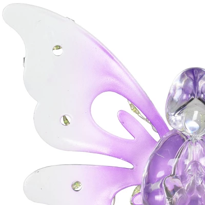 39.25" Metal Angel Solar Stake Purple - Exhart 11 39.25" Metal Angel Solar Stake Purple - Exhart - Image 9