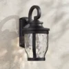 Minka Lavery Rustic Outdoor Wall Light Fixture Black LED 16 1/4" Clear Hammered Glass For Post Exterior Barn Deck Porch Yard Patio -Sunnydaze Decor Store GUEST ffbe4db0 494d 43e7 bc23 407138a195b9
